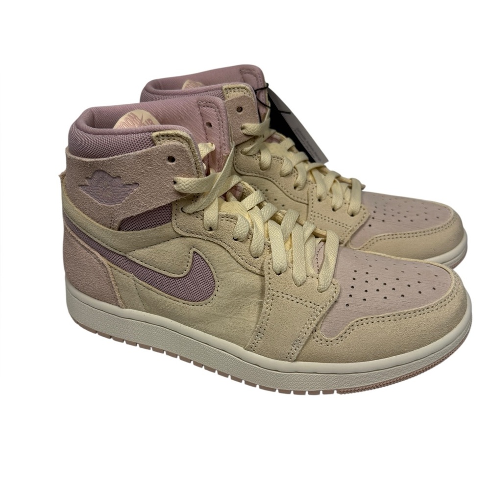 Nike Air Jordan 1 Zoom Comfort High – Women’s – Beige/Lavender